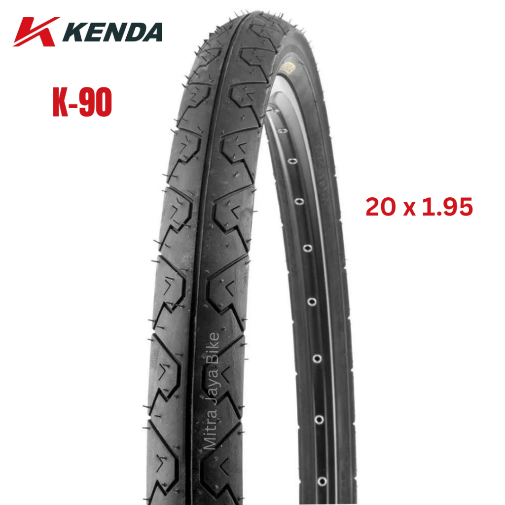 Ban Luar KENDA 20 x 1.95 K90 Nylon Black Ban Sepeda Murah