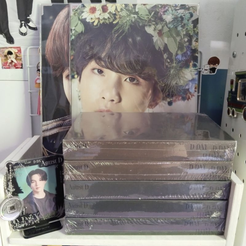(READY SEALED) ALBUM D-DAY AGUSTD SUGA | PVC DDAY PHOTOCARD