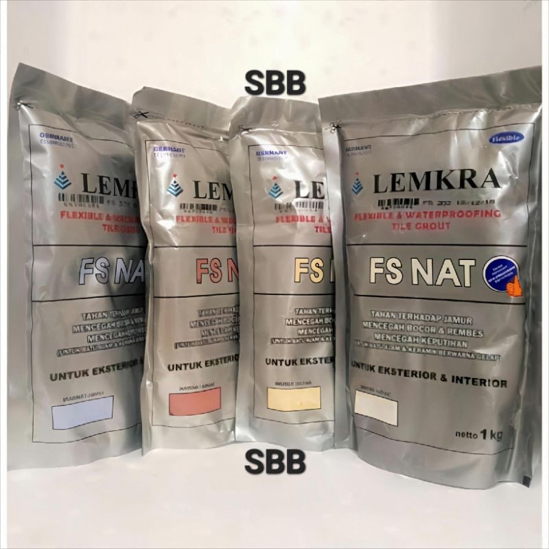 LEMKRA FS NAT / SEMEN NAT WARNA LEMKRA / SEMEN PENGISI RONGGA KERAMIK BATU ALAM GRANIT WARNA / SEMEN