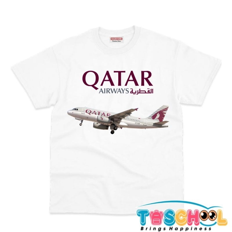 BAJU ANAK KAOS ANAK PESAWAT QATAR AIRWAYS