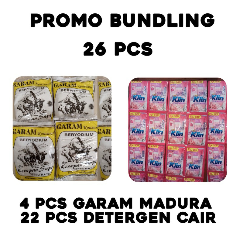 

(26 PCS) PROMO BUNDLING GARAM MADURA + SOKLIN