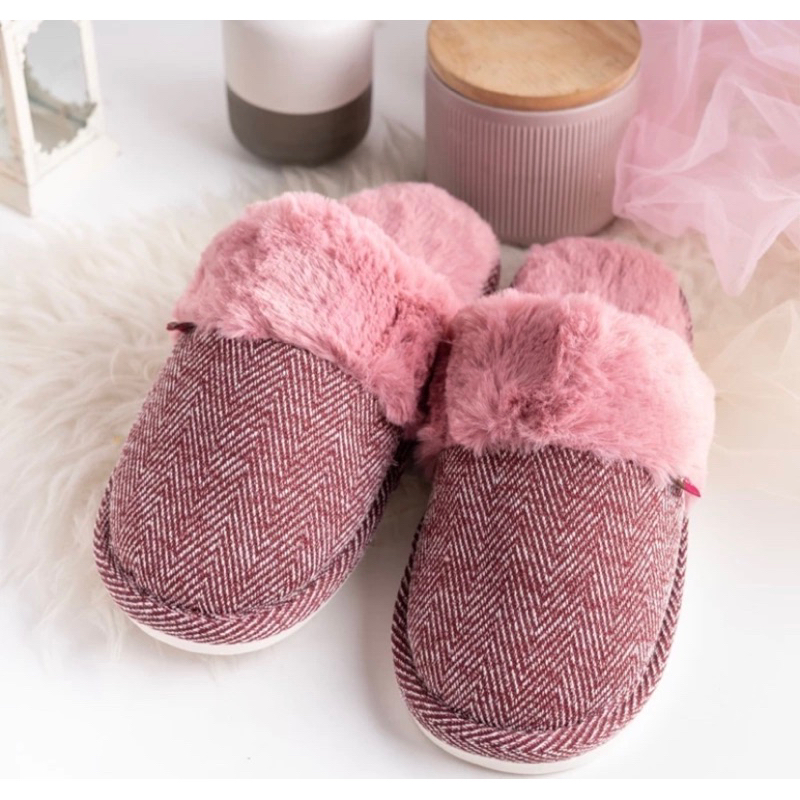 Sandal Slipper Bulu Tidur Rumah size 36-37
