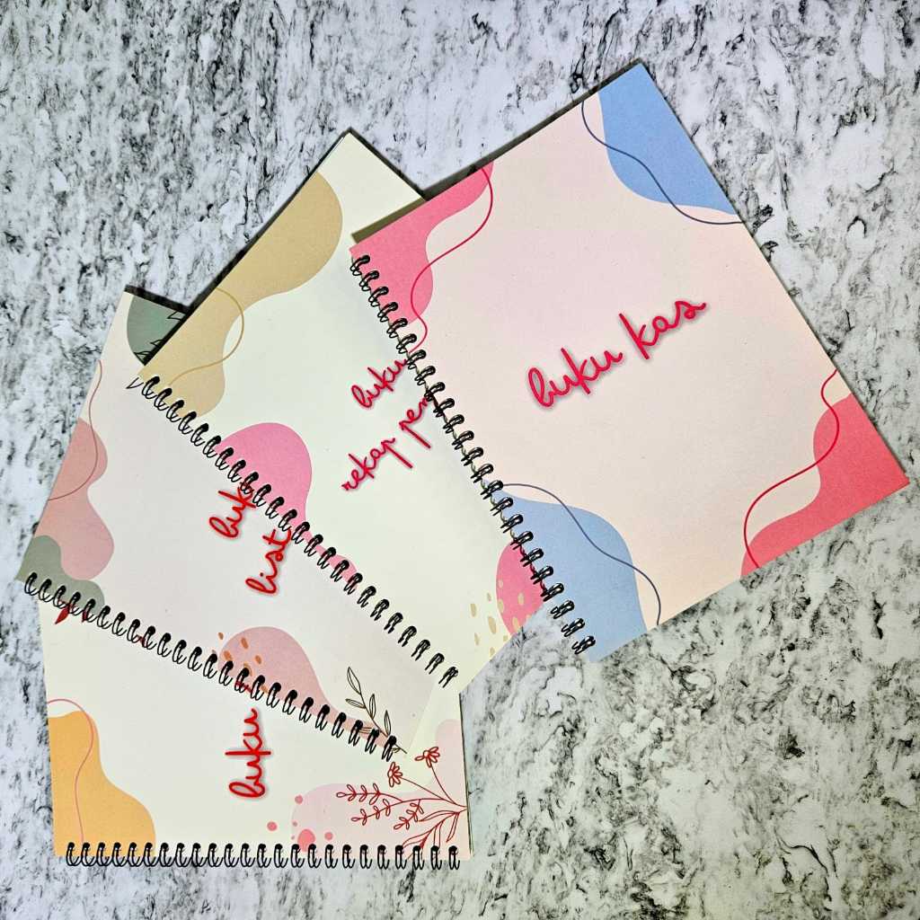 

[ TOOKE ] PAKET BUKU ONLINE SHOP SPIRAL BUKU KAS, BUKU STOK, BUKU LIST ORDER, BUKU REKAP PENJUALAN