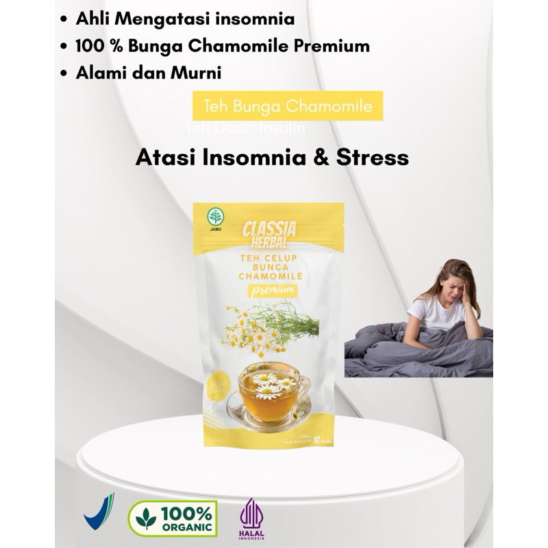 

Teh Celup Bunga Chamomile Premium-Classia Herbal