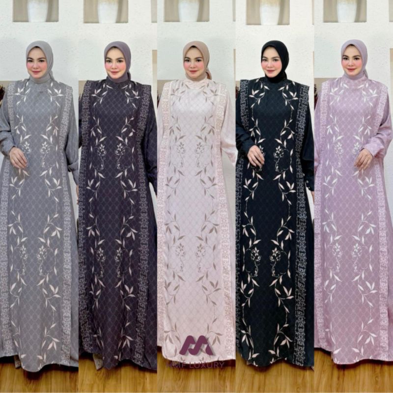 Nisa Dress Vol.2 Gamis Terbaru Gamis Premium Gamis Original Gamis Pesta HMF Luxury