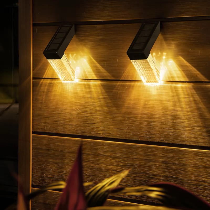 Lampu Tangga Outdoor Tenaga Surya Lampu Dinding Tenaga Surya Lampu Dekorasi Solar Cell Lampu Taman T