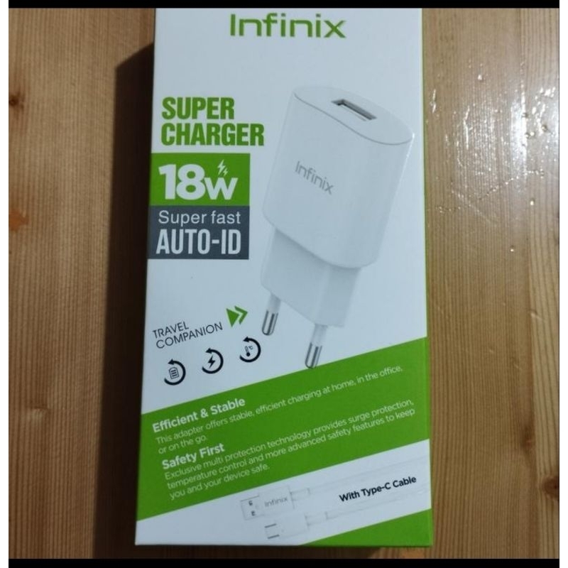 Charger Infinix 18W Fast Charging Usb Type C