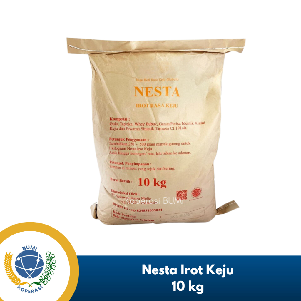 

Nesta Irot Keju 10 Kg Isian Roti