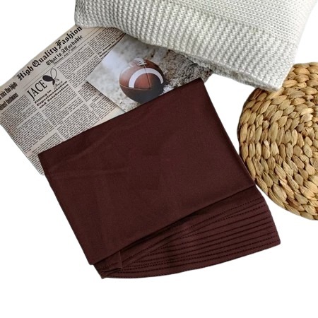 NEW HIJAB BERGO SPORT INSTAN JILBAB SEKOLAH SD/SMP BAHAN SPANDEX WARNA COKLAT PUTIH HITAM ANAK PEREM