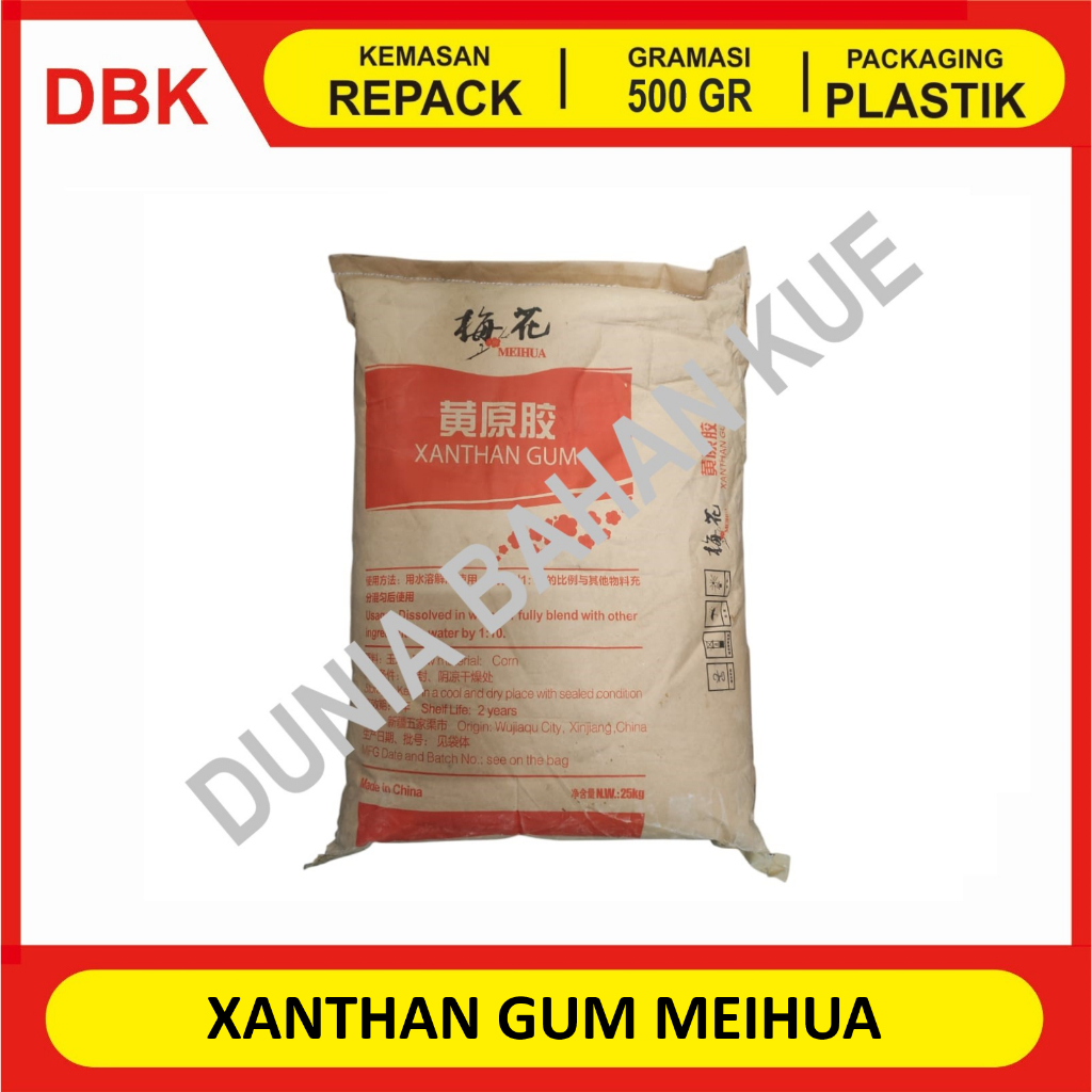 

XANTHAN GUM / XANTAN GUM / PENGENTAL FOOD GRADE - REPACK 500 GR