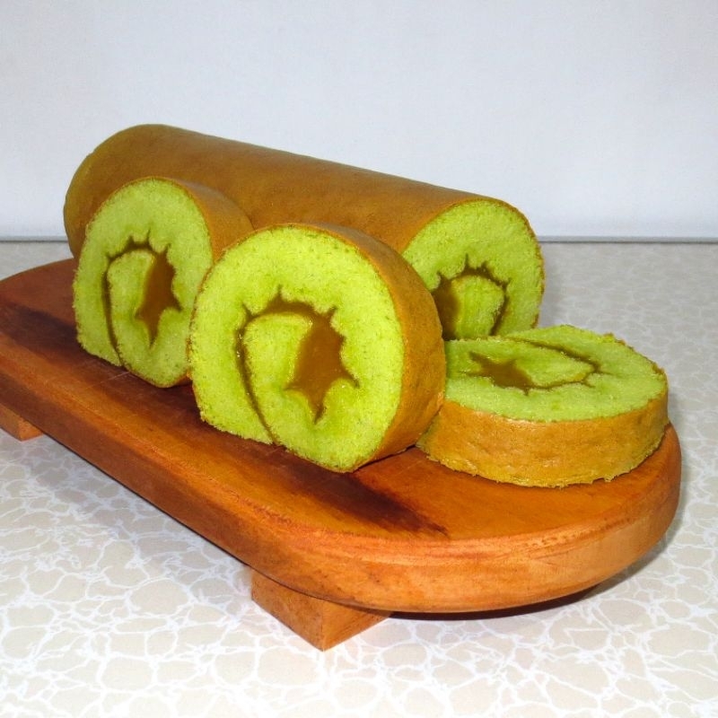 

bolu gulung srikaya pandan/kue bolu enak/cake roll