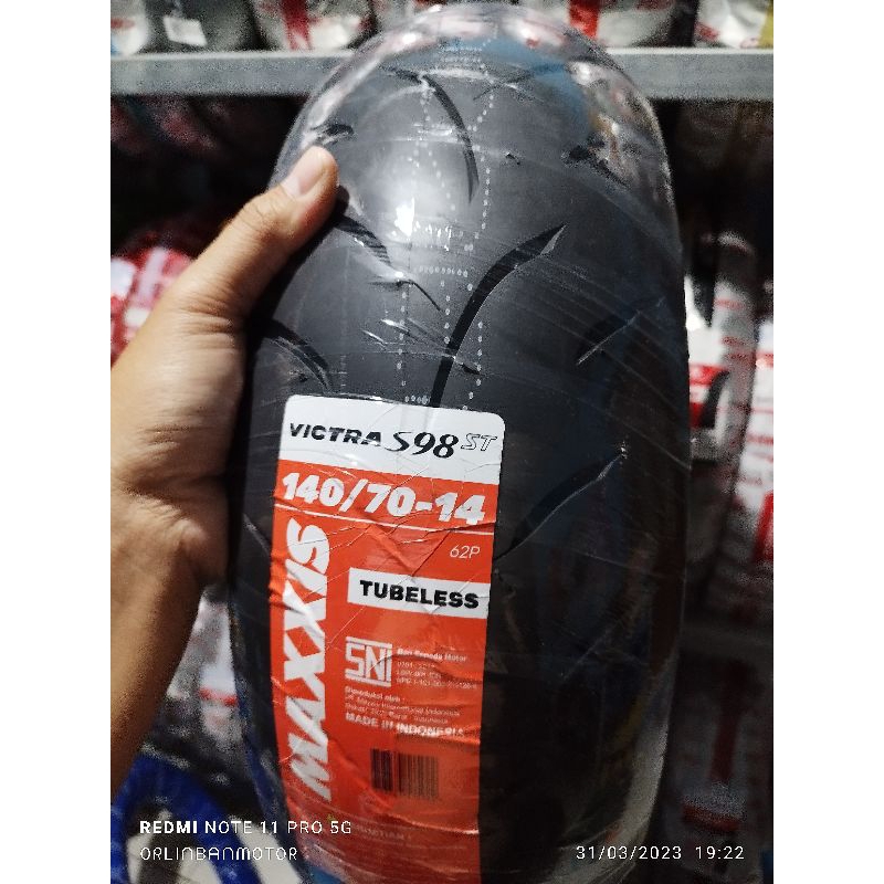 BAN MAXXIS VICTRA 140/70-14 TUBLES/BAN BELAKANG MAXXIS XMAX250/BAN LUAR BELAKANG NEW AEROX/BAN BELAK