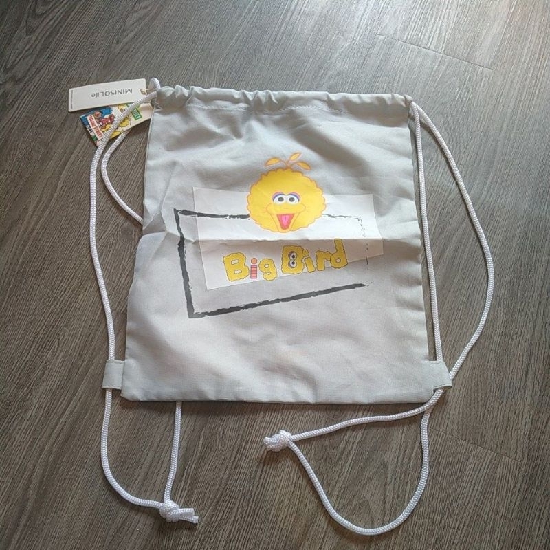 Tas Serut Miniso Sesame Street Drawstring