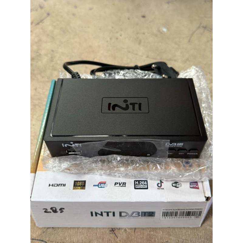 Set Top Box STB TV Digital INTI DV3 T2