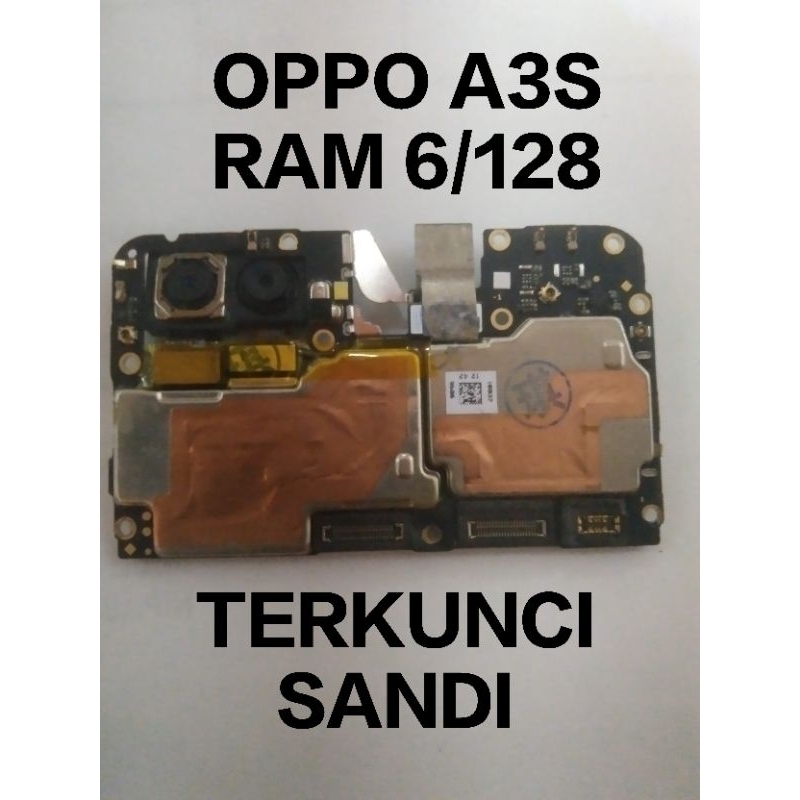 Mesin Oppo A3s ram 6/128 GB Lupa Sandi cek deskripsi