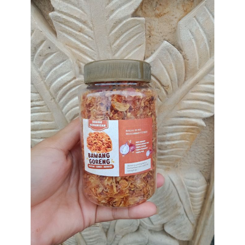 

[PREMIUM TANPA TEPUNG] bawang goreng brebes premium grade A++100% origin tanpa tepung tanpa msg / bawang goreng brebes asli