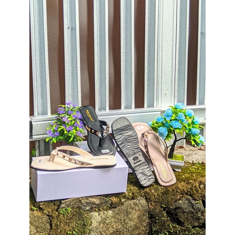 Sandal teplek sol karet