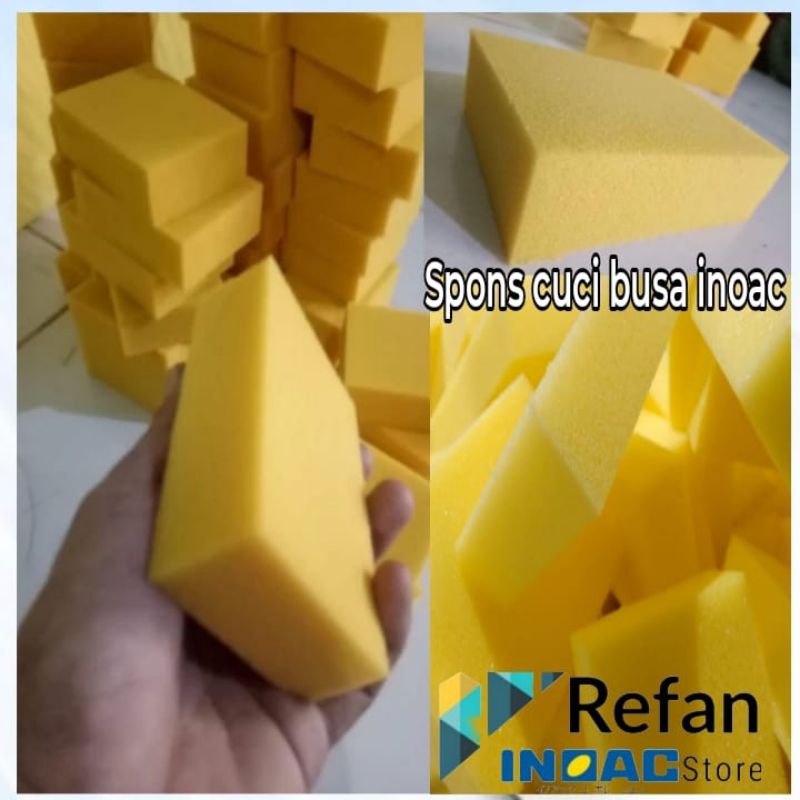 14x7x3.Spons cuci busa inoac.Spons cuci mobil.spons cuci piring.busa inoac