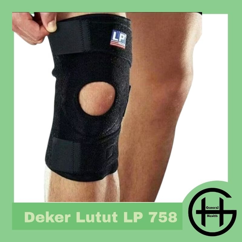 Knee Support Open Patella LP  758 Knee LP Open Patella Deker Lutut LP