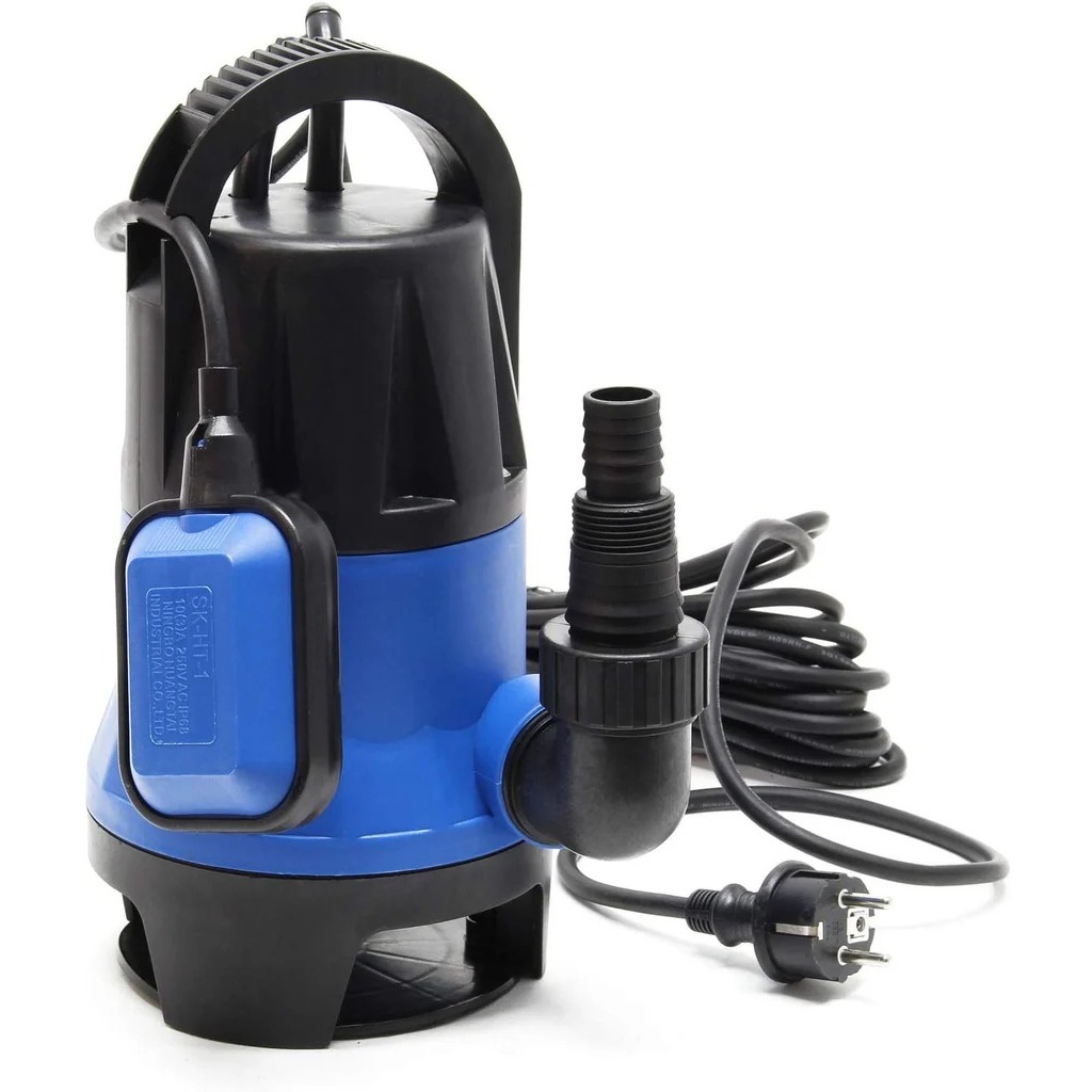 Pompa Celup Air Kotor Otomatis 250Watt 1 Inch Sewage Pump Submersible Pump Mesin Pompa Air Murah Sum