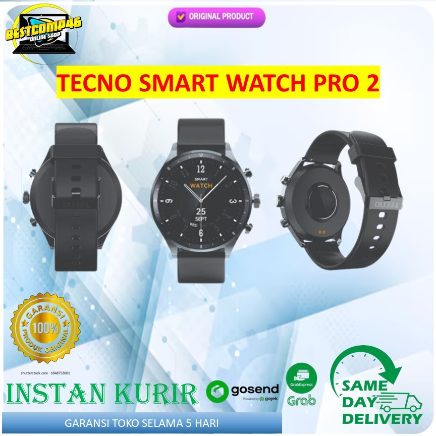 Tecno SMART WATCH PRO 2 Garansi Resmi