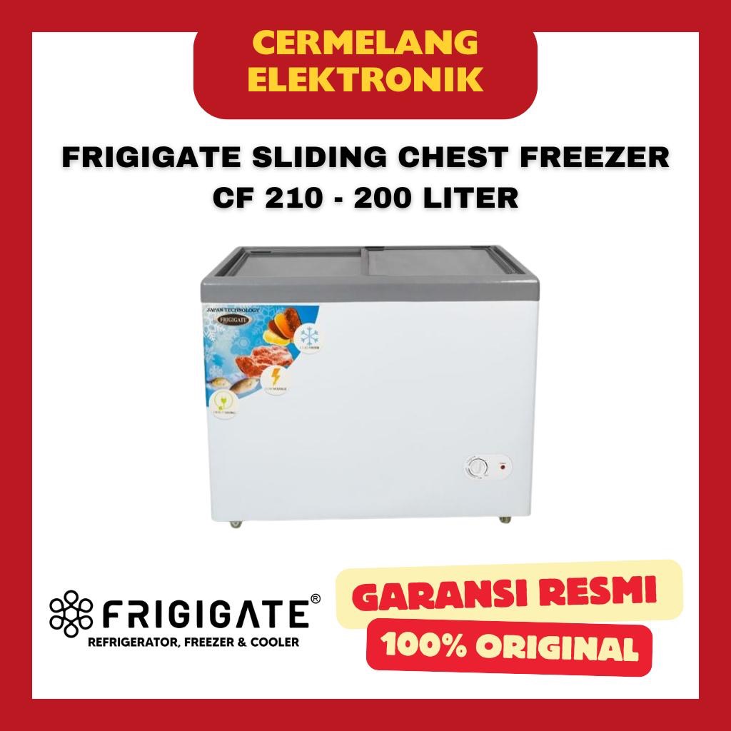 CHEST FREEZER FRIGIGATE 200 LITER - CF 210 SDF / KULKAS FROZEN FOOD / KULKAS DISPLAY MAKANAN BEKU SL