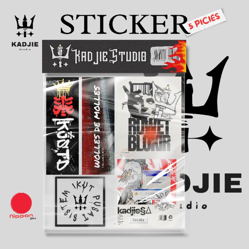 

STICKER ACCESSORIES PREM KADJIE STUDIO NIPPON SERIES packs
