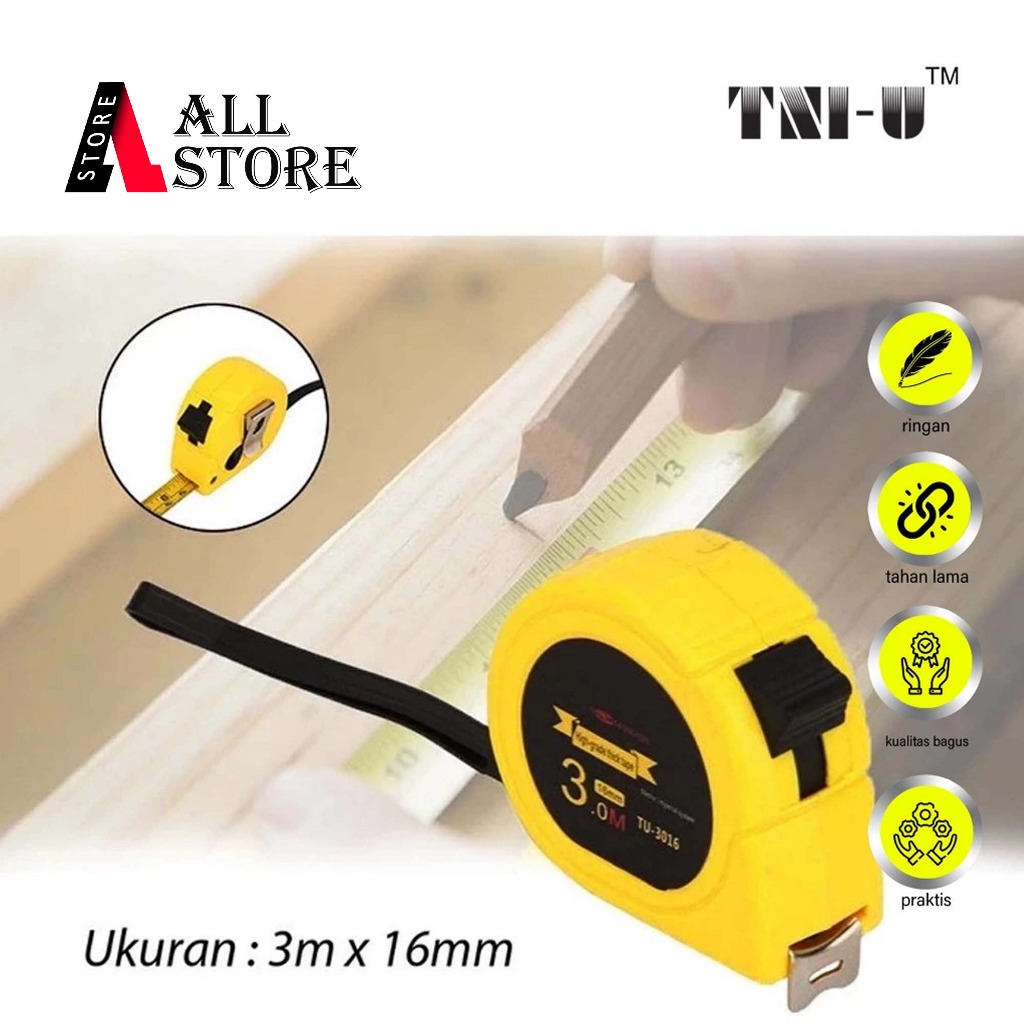 TNI-U TU-3016 - Meteran Gulung TNI-U -74215