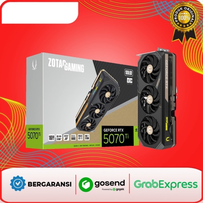 ZOTAC Gaming GEFORCE RTX 5070 12GB SOLID OC GDDR7 VGA Nvidia RTX5070