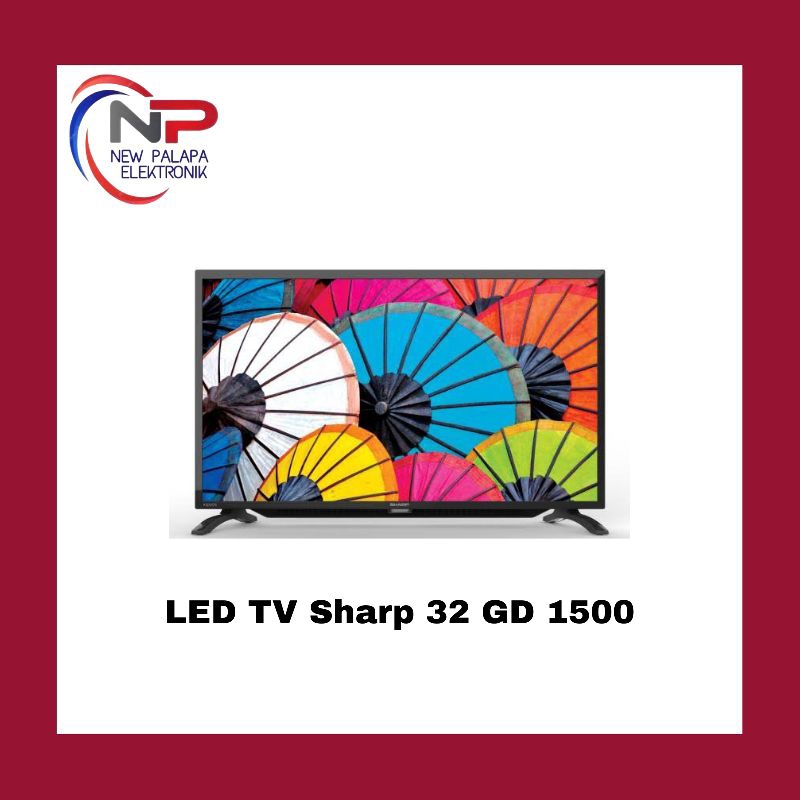 LED Digital TV SHARP 32inch type 32GD1500 / 32HD1500 Digital TV Sharp  32inch Tanpa STB