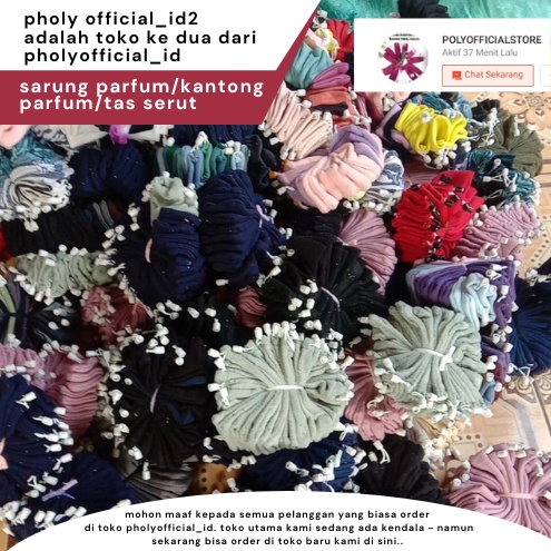 KODE S9L 1 PCS  Sarung ParfumKantong ParfumTaserut Bahan Kain Tebal