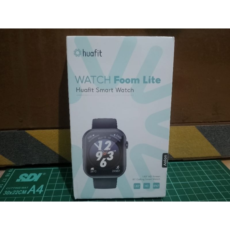 [Anystore.id][COD] Smart Watch Huafit Aolon Foom Lite 1.83" HD Screen BT Calling smart watch NEW