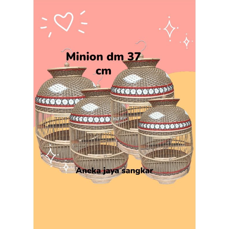 sangkar burung perkutut, sangkar kutut, sangkar minion, sangkar murah