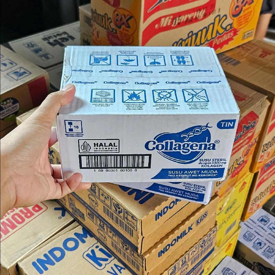 

ED 02.26 CTN 12*180ML - SUSU COLLAGENA ISI 12 PCS / COLAGENA KOLAGENA SUSU STERIL DALAM KALENG STERIL MILK DALAM KALENG