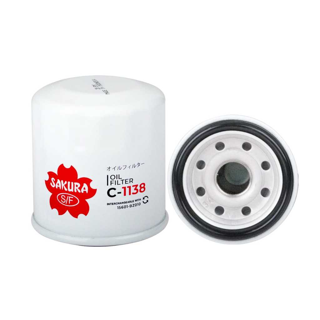 Filter Oli Mobil- SAKURA C-1138 Toyota Avanza Veloz Rush Agya Calya