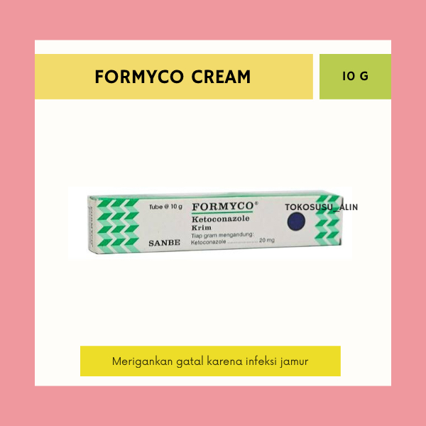 FORMYCO CREAM 10 G / SALEP KETOCONAZOLE / MERINGANKAN GATAL