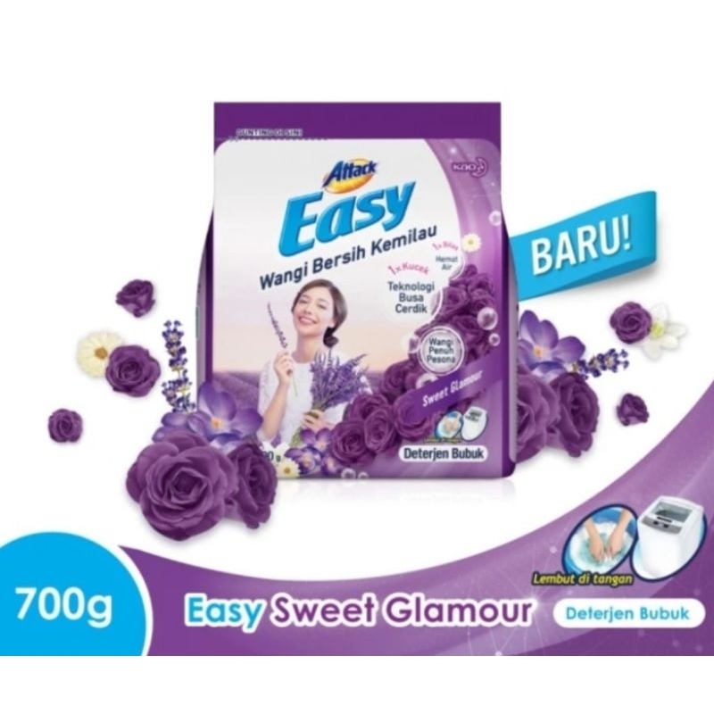 Attack Easy Detergent Bubuk Sweet Glamour 700g