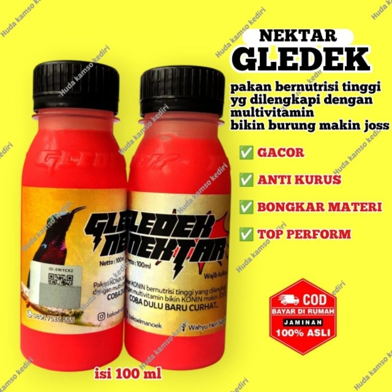 NEKTAR GLEDEK + NEKTAR SOGON DAN KONIN + PAKAN KOLIBRI + PAKAN SOGON + NEKTAR BERPROTEIN + NEKTAR AN