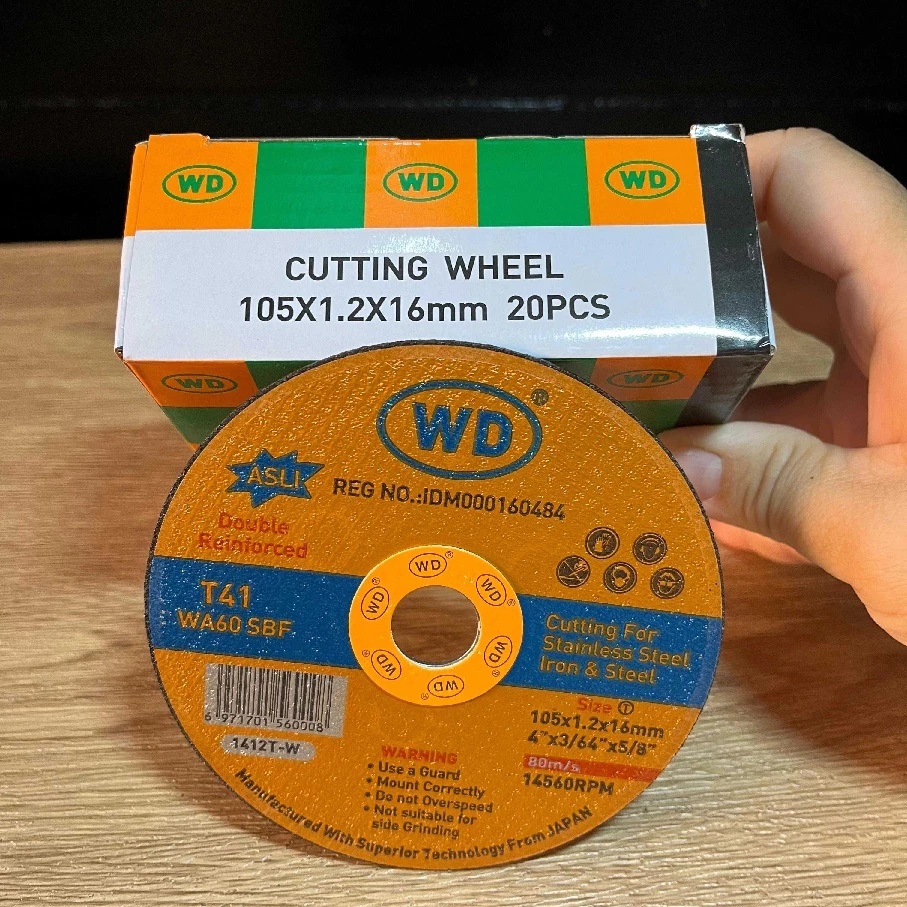 WD CUTTING WHEEL T41 WA60 SBF BATU GERINDA POTONG 4"