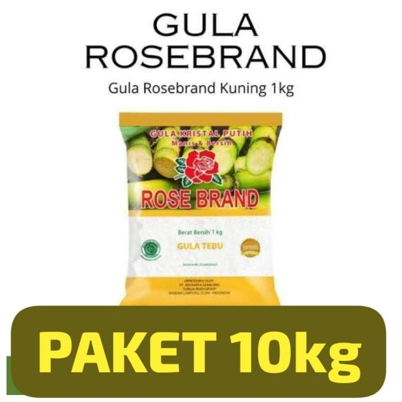 

Gula RoseBrand kuning 10kg