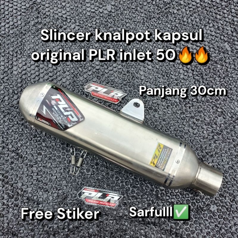 Slincer knalpot kapsul original PLR inlet 50 only