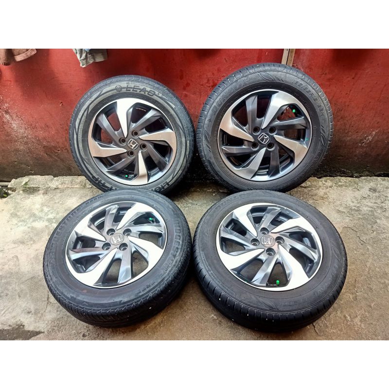 velg mobilio RS r15 original+ban Dunlop 185/65 r15 masih tebal