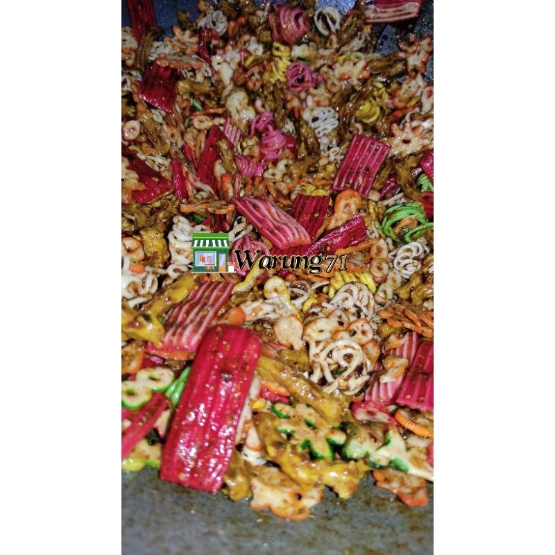 

seblak kering bantet rasa pedas gurih
