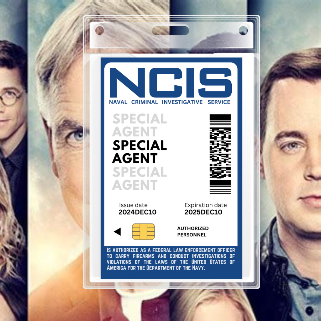 

NCIS Prop ID Badge Cosplay Nametag