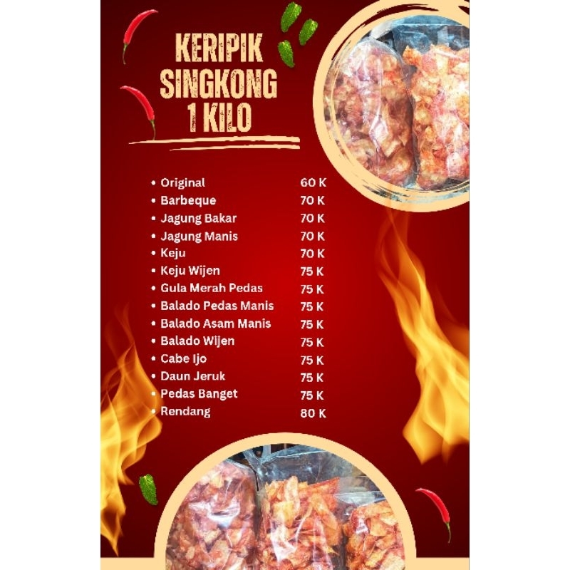 

DIFARY - KERIPIK SINGKONG 1 KILO