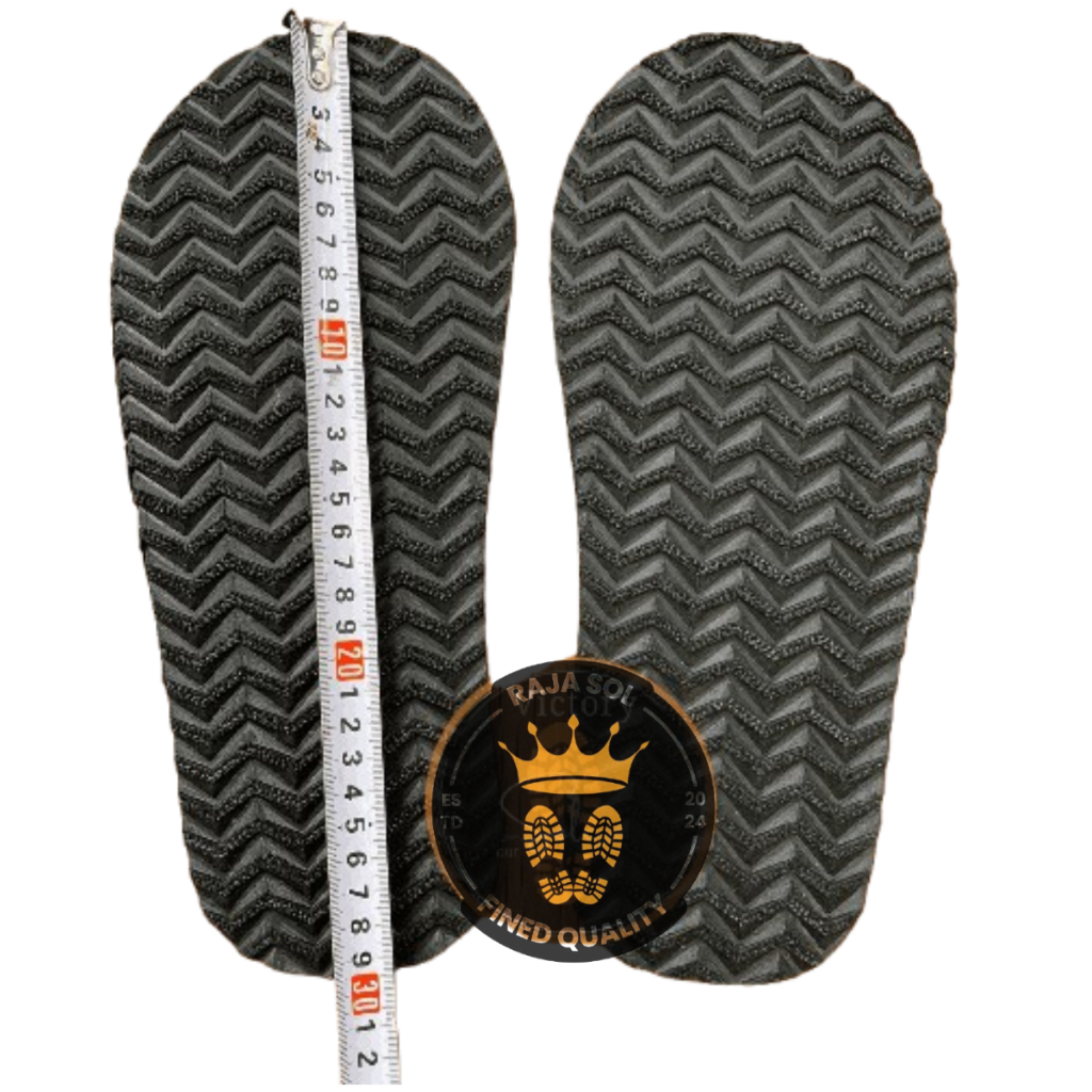 Outsol karet sol sepatu pria alas sepatu sepatu karet asli sol sandal pria dan wanita model zigzag