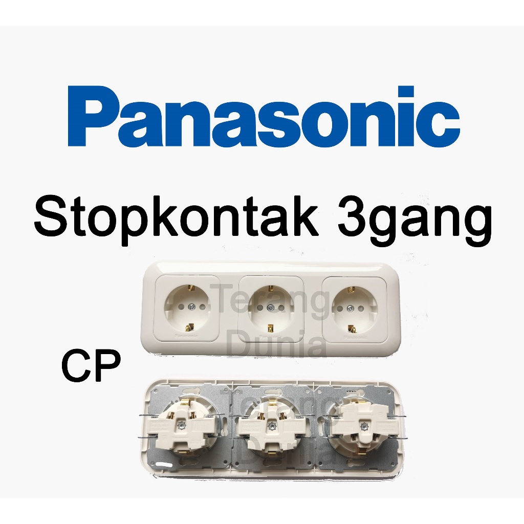 Stopkontak 3gang Stopkontak Panasonic 3gang Colokan 3gang Panasonic Colokan Panasonic 3gang