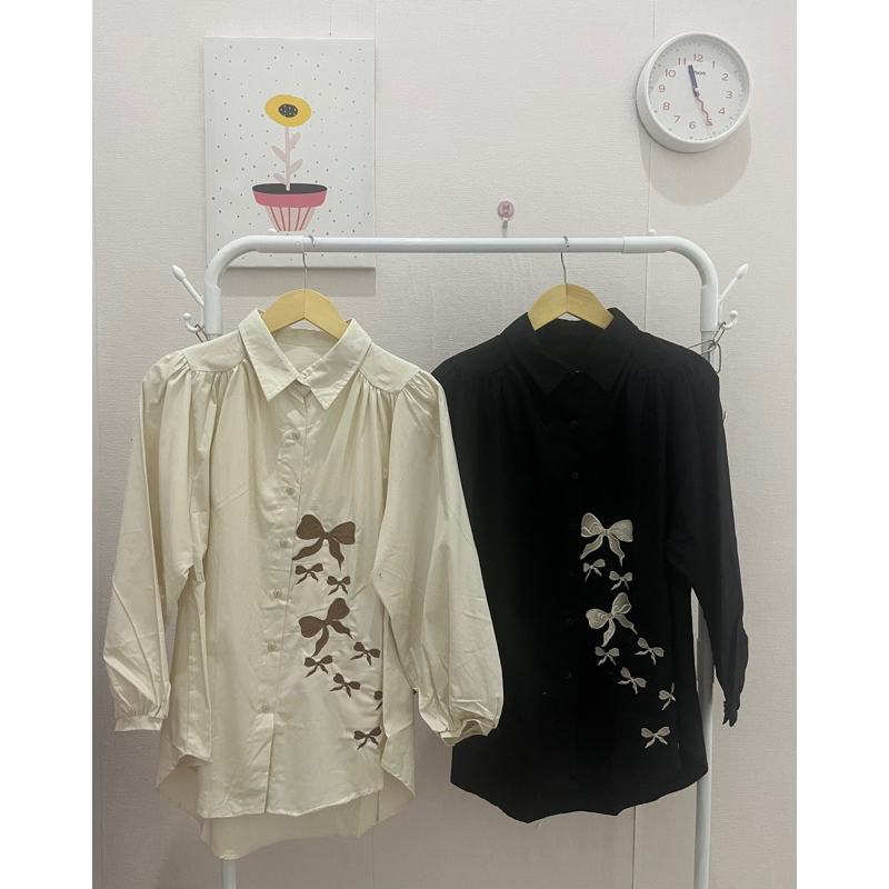 Kemeja Combed Bordir Pita