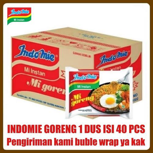 

INDOMIE GORENG 1 DUS ISI 40 PCS MI INSTAN MIE INSTANT