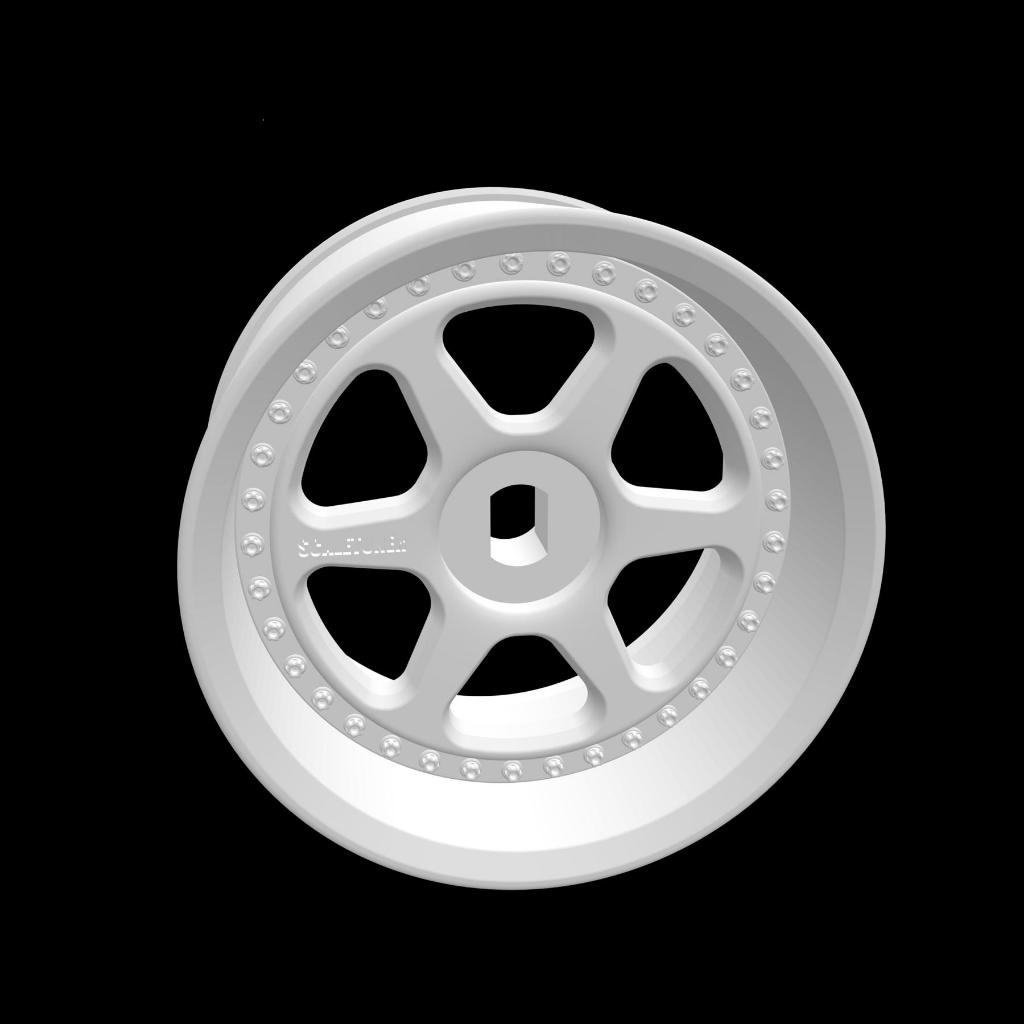 Velg Disk Model2 untuk K989 K969 Mini Z Xmods dll bahan RESIN 3D Print, detil. Rims untuk mini rc ca